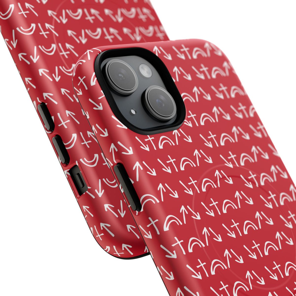Gospel Symbols iPhone Case - Red - New iPhone 17 Cases Available!!!