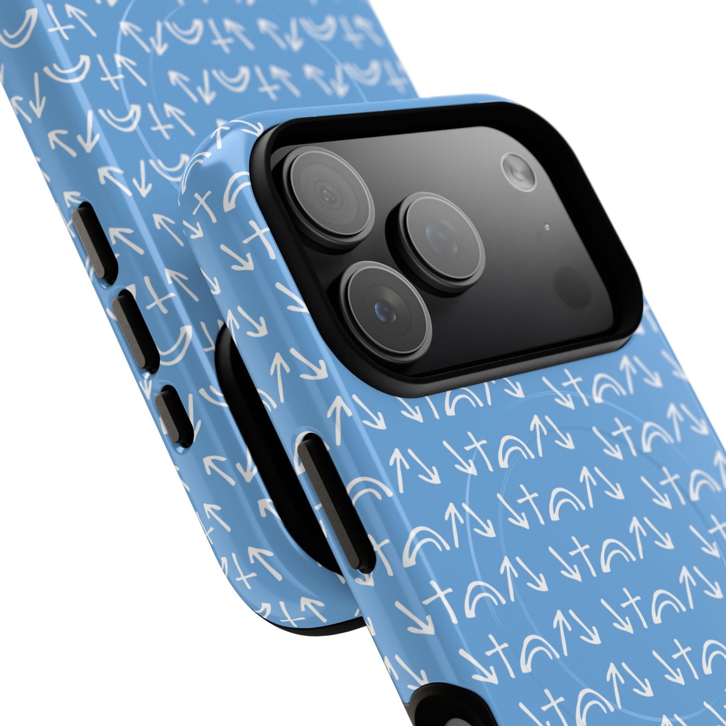 Gospel Symbols iPhone Case - Light Blue - New iPhone 17 Cases Available!!!