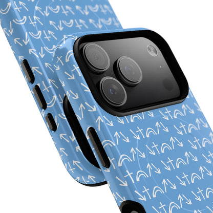 Gospel Symbols iPhone Case - Light Blue - New iPhone 17 Cases Available!!!