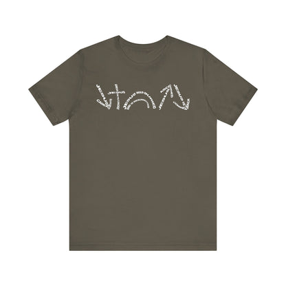 Gospel Symbols T-Shirt - White Text - Adult