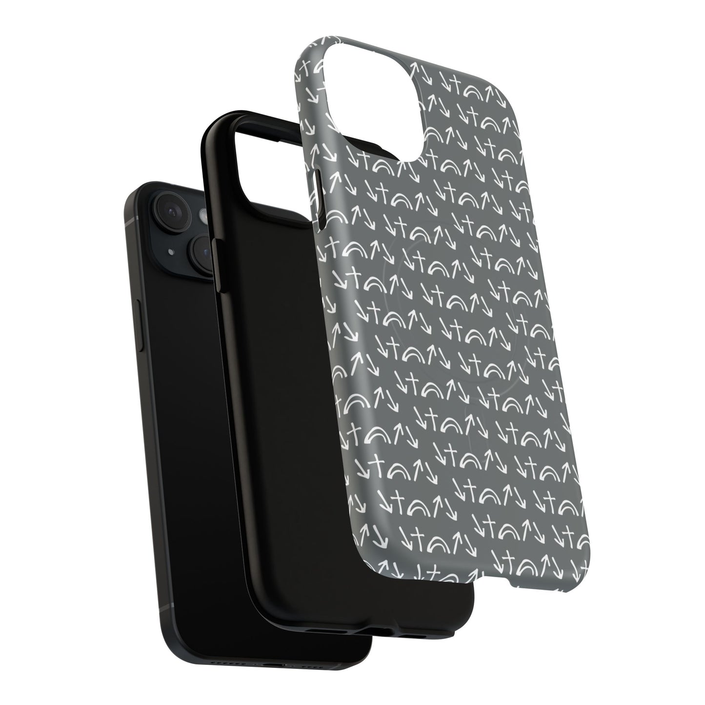 Gospel Symbols iPhone Case - Grey - New iPhone 17 Cases Available!!!