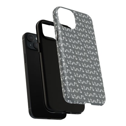 Gospel Symbols iPhone Case - Grey - New iPhone 17 Cases Available!!!