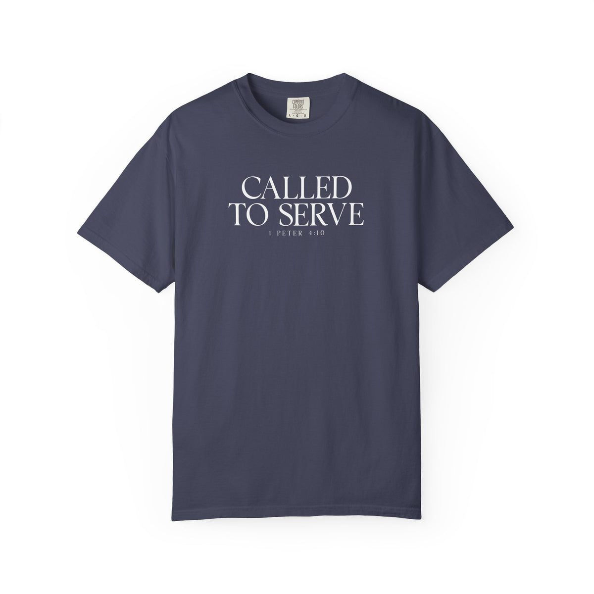 Called to Serve T-Shirt - White Text - Adult