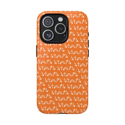 Gospel Symbols iPhone Case - Orange - New iPhone 17 Cases Available!!!