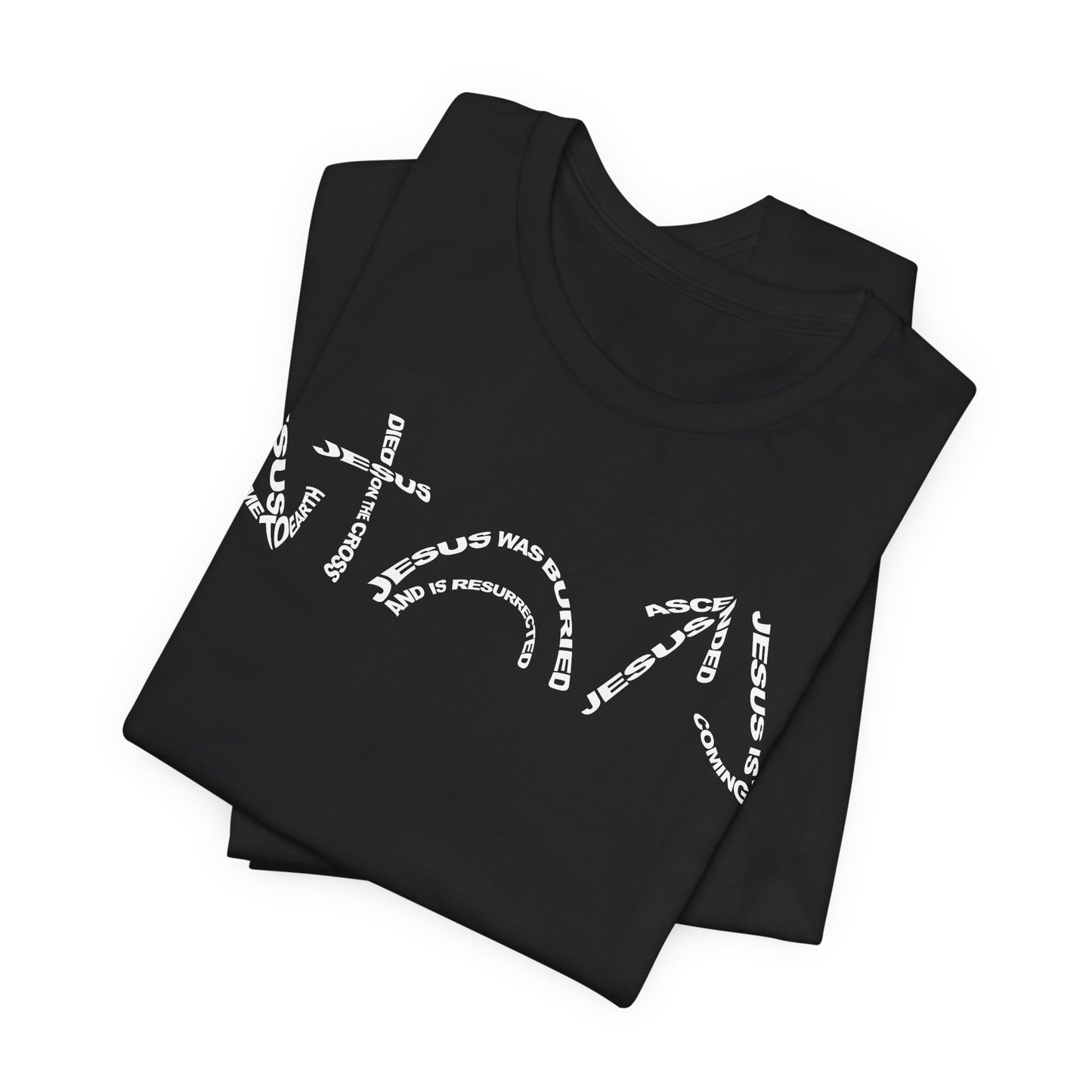 Gospel Symbols T-Shirt - White Text - Adult