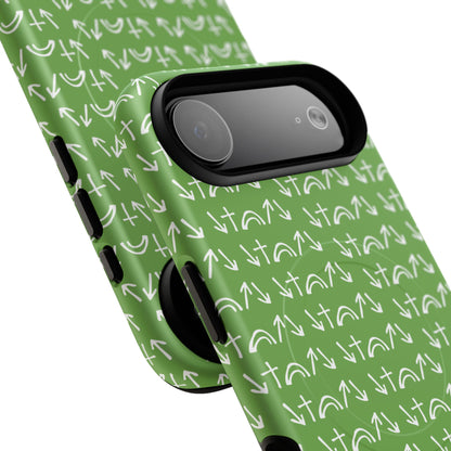 Gospel Symbols iPhone Case - Green - New iPhone 17 Cases Available!!!