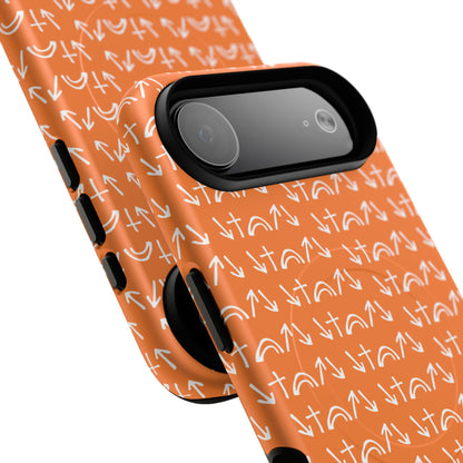 Gospel Symbols iPhone Case - Orange - New iPhone 17 Cases Available!!!