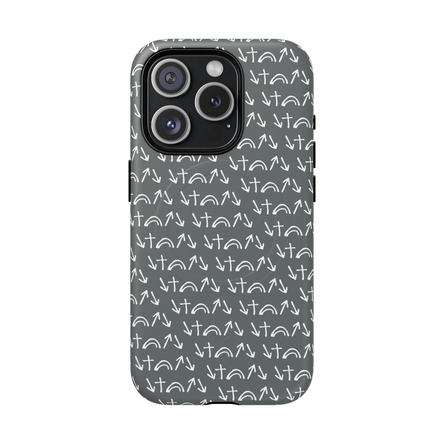 Gospel Symbols iPhone Case - Grey - New iPhone 17 Cases Available!!!
