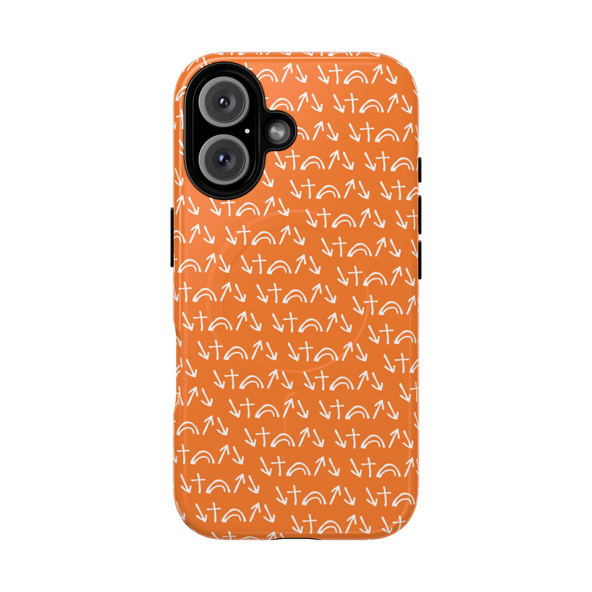 Gospel Symbols iPhone Case - Orange - New iPhone 17 Cases Available!!!