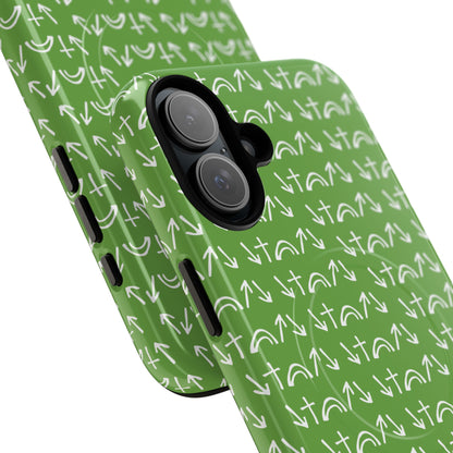 Gospel Symbols iPhone Case - Green - New iPhone 17 Cases Available!!!