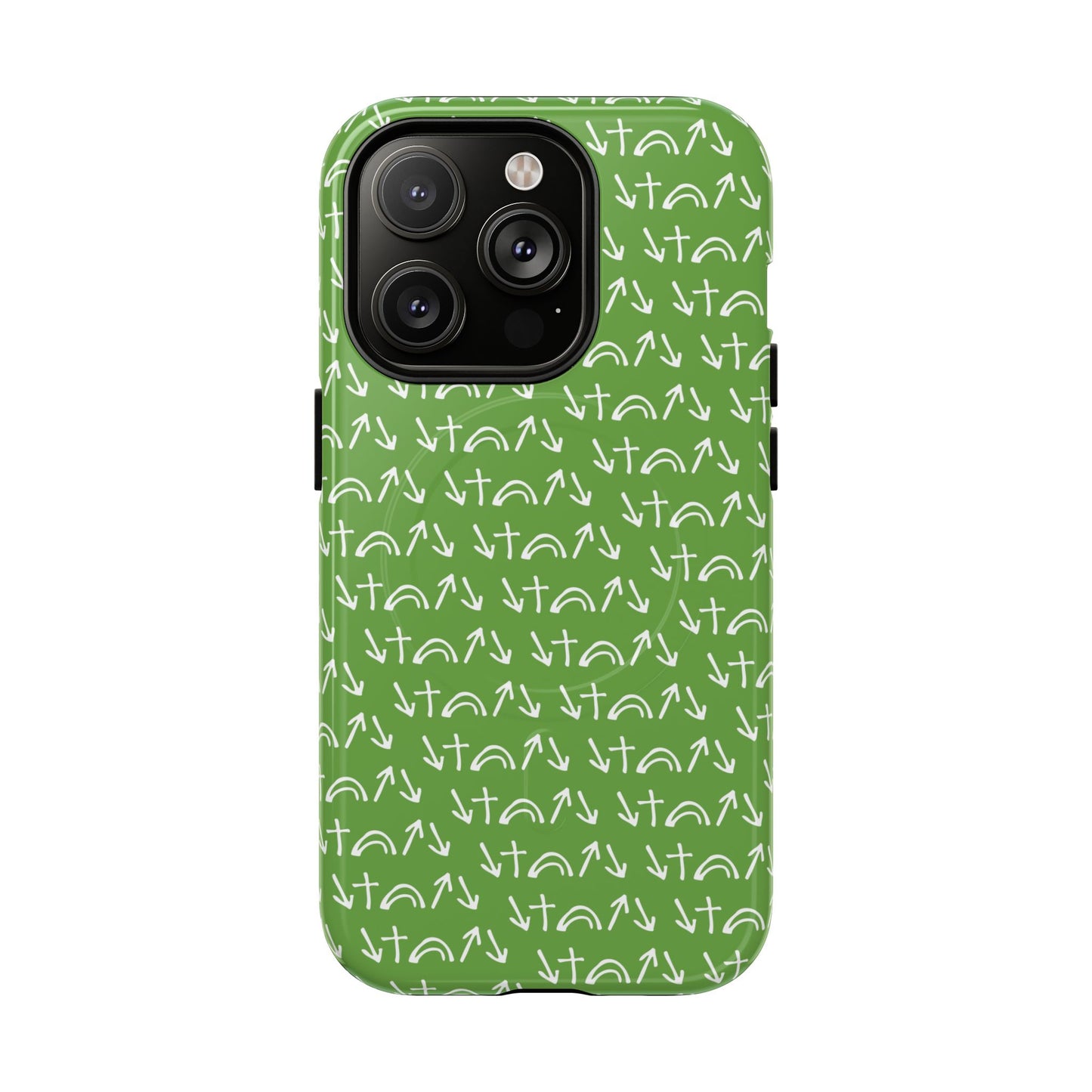 Gospel Symbols iPhone Case - Green - New iPhone 17 Cases Available!!!