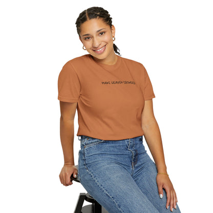 Make Heaven Crowded T-Shirt - Black Text - Adult
