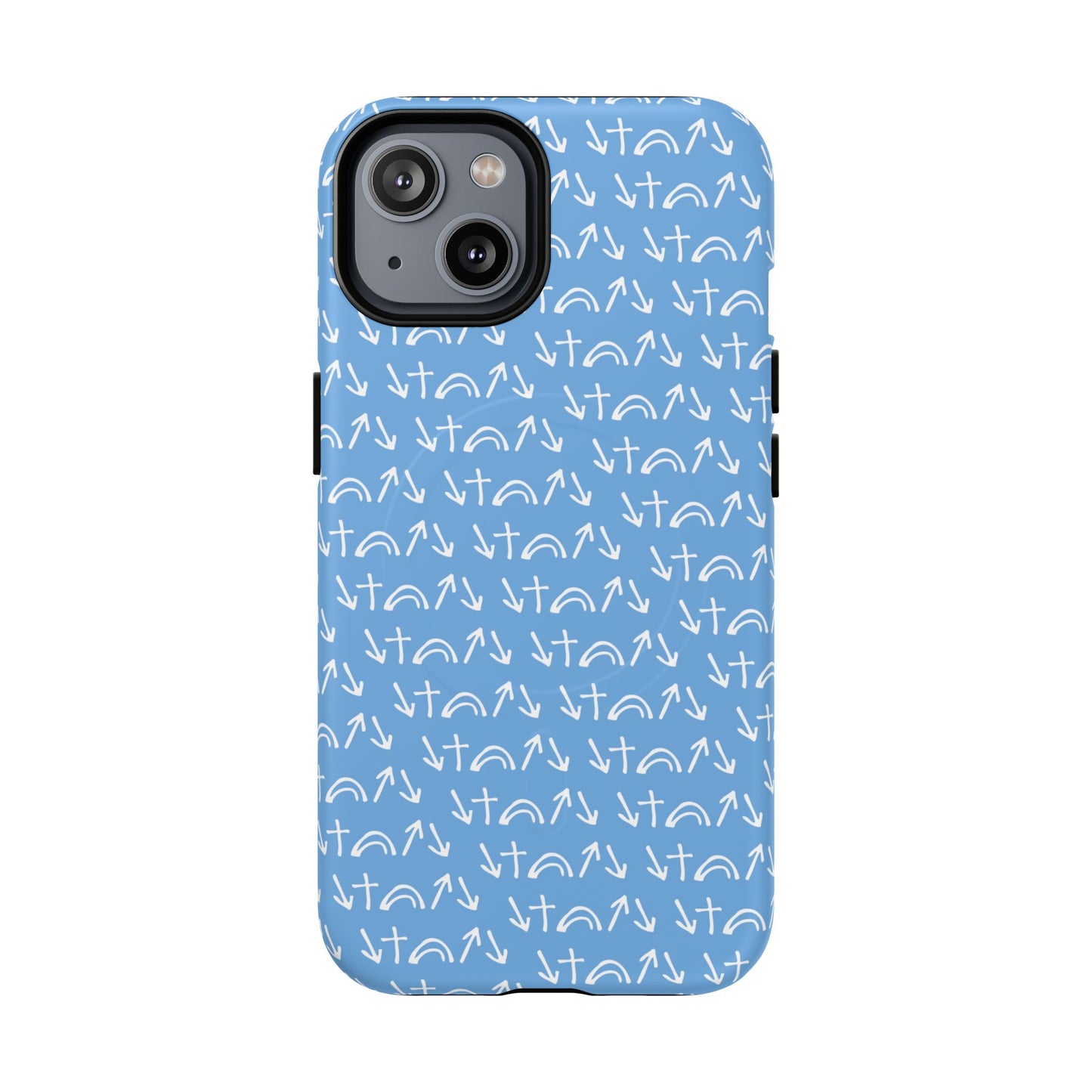 Gospel Symbols iPhone Case - Light Blue - New iPhone 17 Cases Available!!!