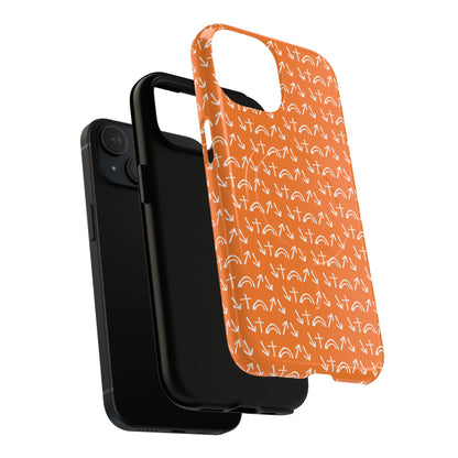 Gospel Symbols iPhone Case - Orange - New iPhone 17 Cases Available!!!