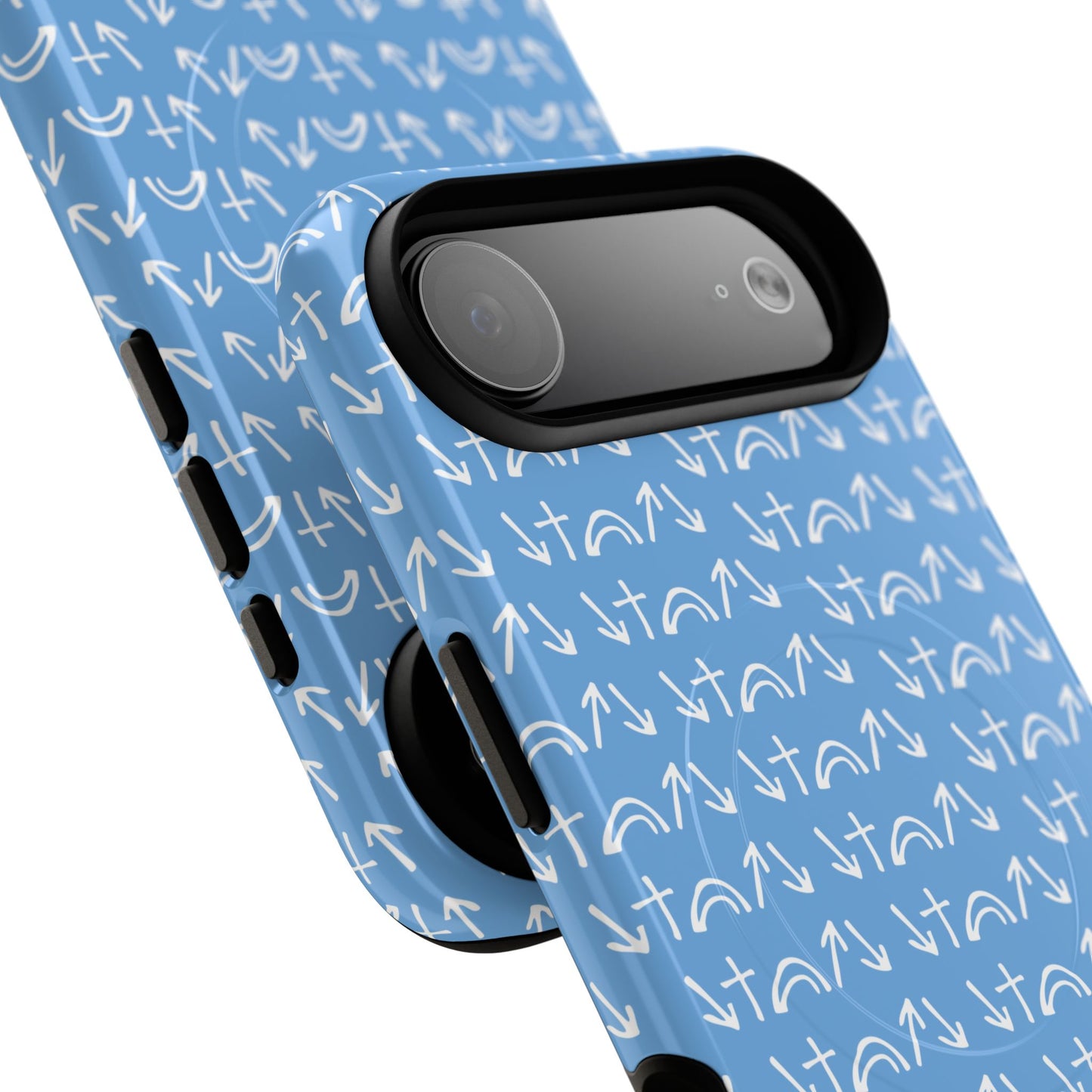 Gospel Symbols iPhone Case - Light Blue - New iPhone 17 Cases Available!!!