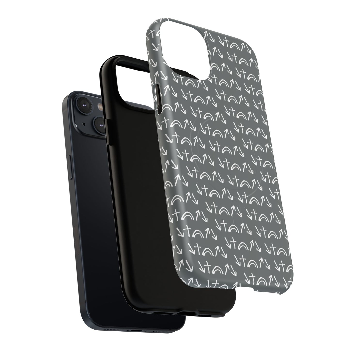 Gospel Symbols iPhone Case - Grey - New iPhone 17 Cases Available!!!