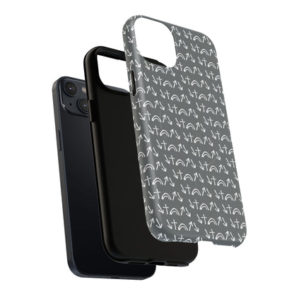 Gospel Symbols iPhone Case - Grey - New iPhone 17 Cases Available!!!