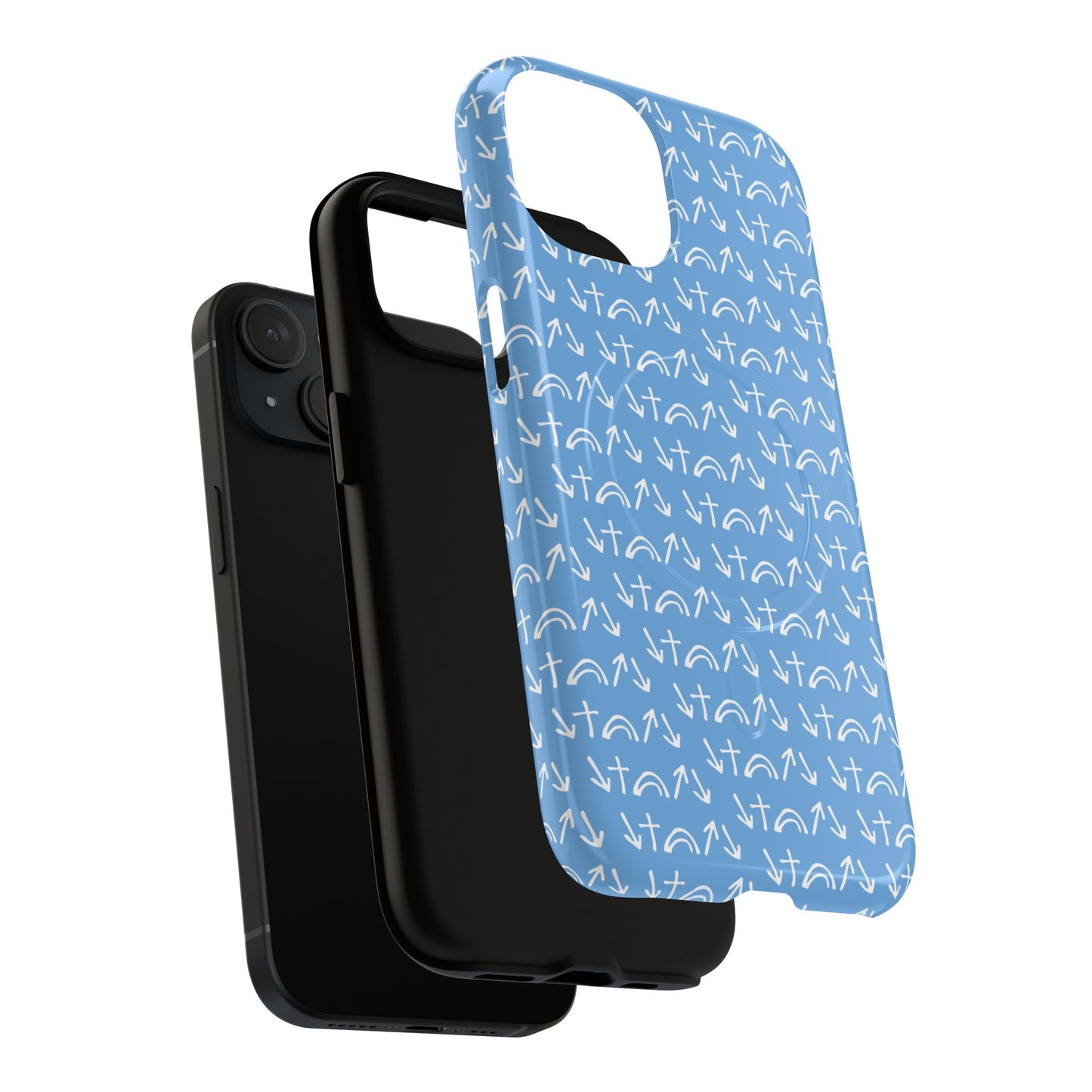 Gospel Symbols iPhone Case - Light Blue - New iPhone 17 Cases Available!!!