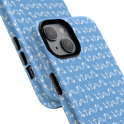 Gospel Symbols iPhone Case - Light Blue - New iPhone 17 Cases Available!!!
