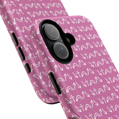 Gospel Symbols iPhone Case - Pink - New iPhone 17 Cases Available!!!