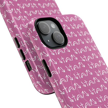 Gospel Symbols iPhone Case - Pink - New iPhone 17 Cases Available!!!