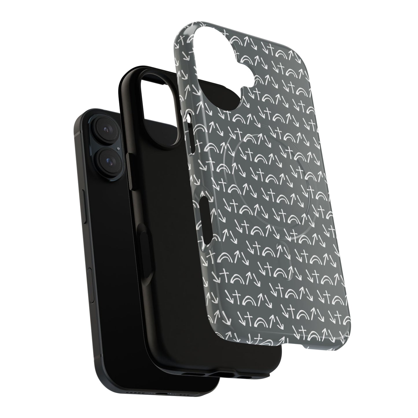 Gospel Symbols iPhone Case - Grey - New iPhone 17 Cases Available!!!