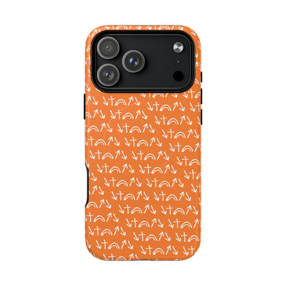 Gospel Symbols iPhone Case - Orange - New iPhone 17 Cases Available!!!