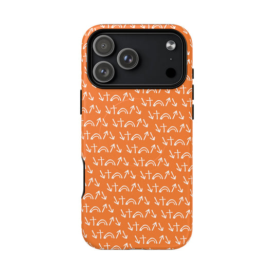Gospel Symbols iPhone Case - Orange - New iPhone 17 Cases Available!!!