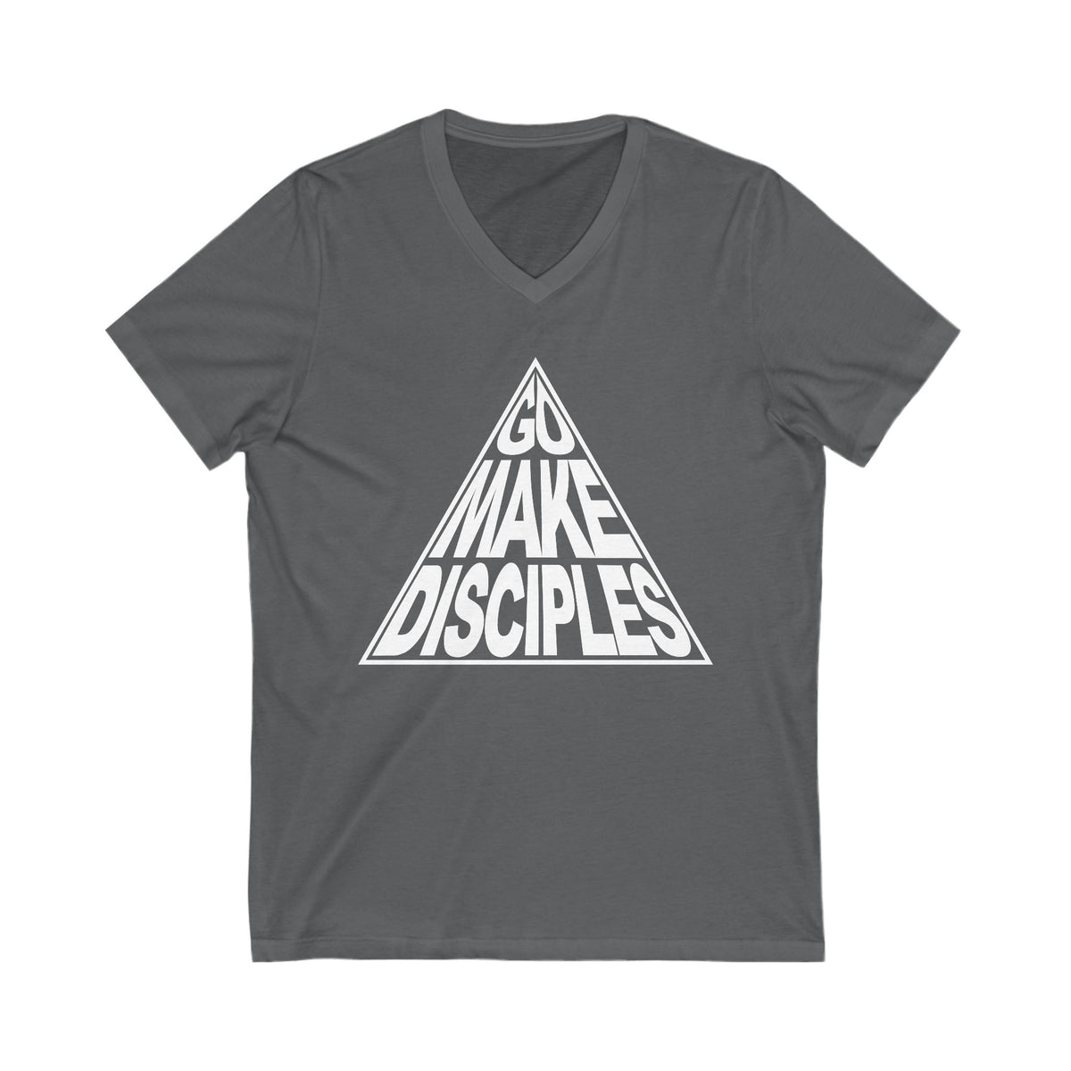 Go Make Disciples T-Shirt - White Text - Adult