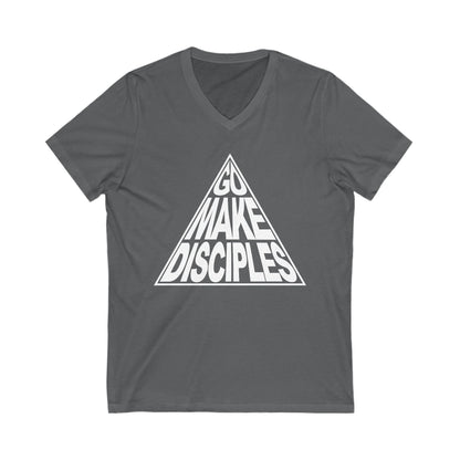 Go Make Disciples T-Shirt - White Text - Adult