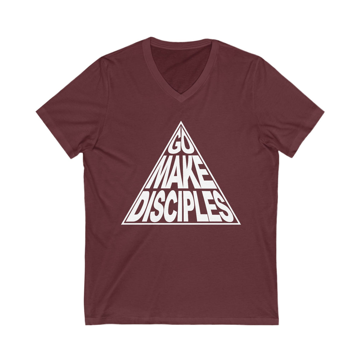 Go Make Disciples T-Shirt - White Text - Adult