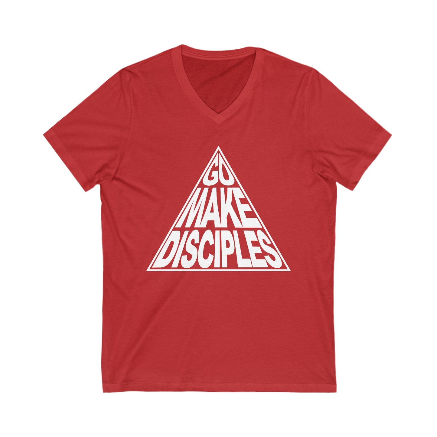 Go Make Disciples T-Shirt - White Text - Adult