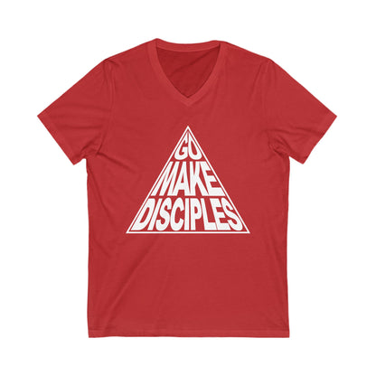 Go Make Disciples T-Shirt - White Text - Adult