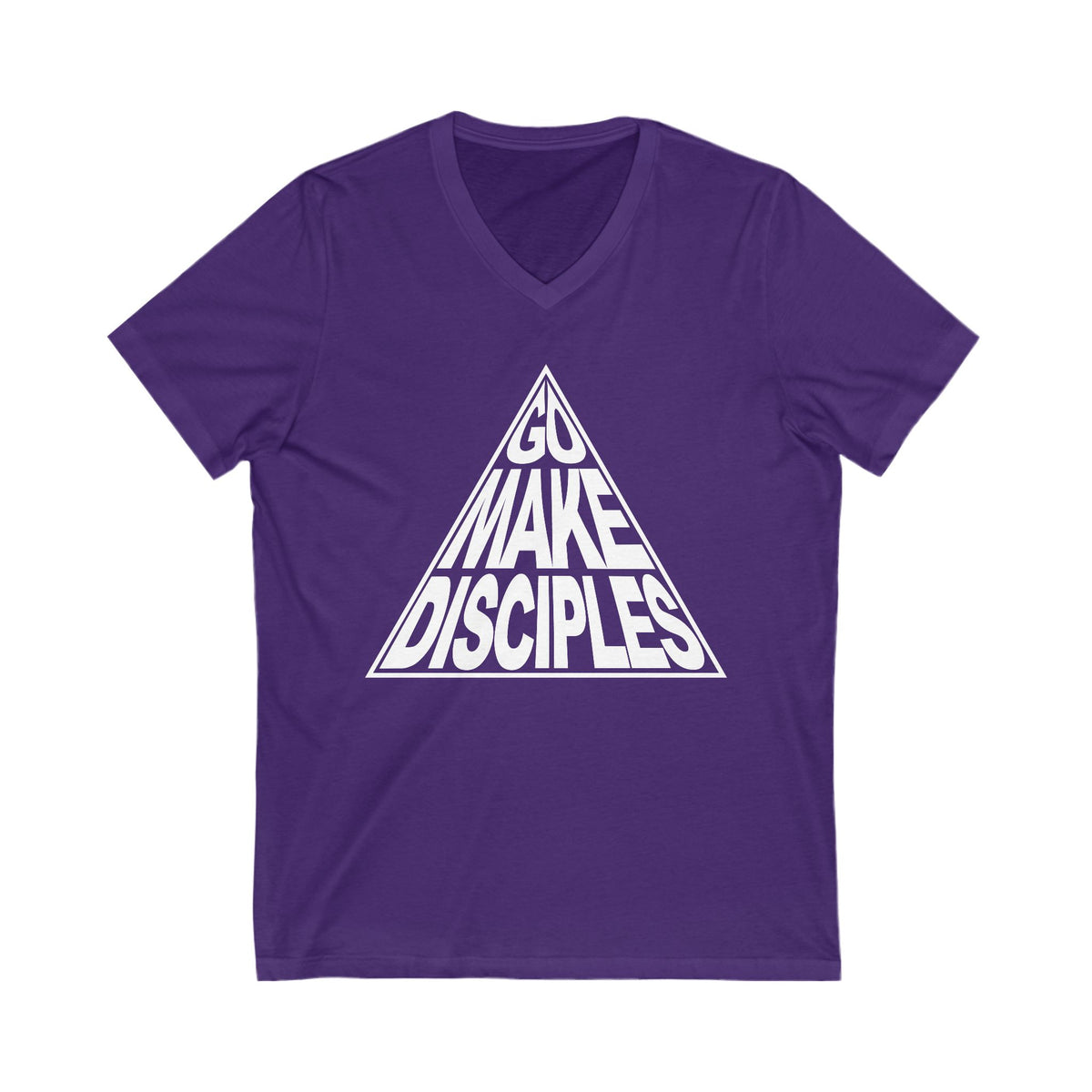 Go Make Disciples T-Shirt - White Text - Adult
