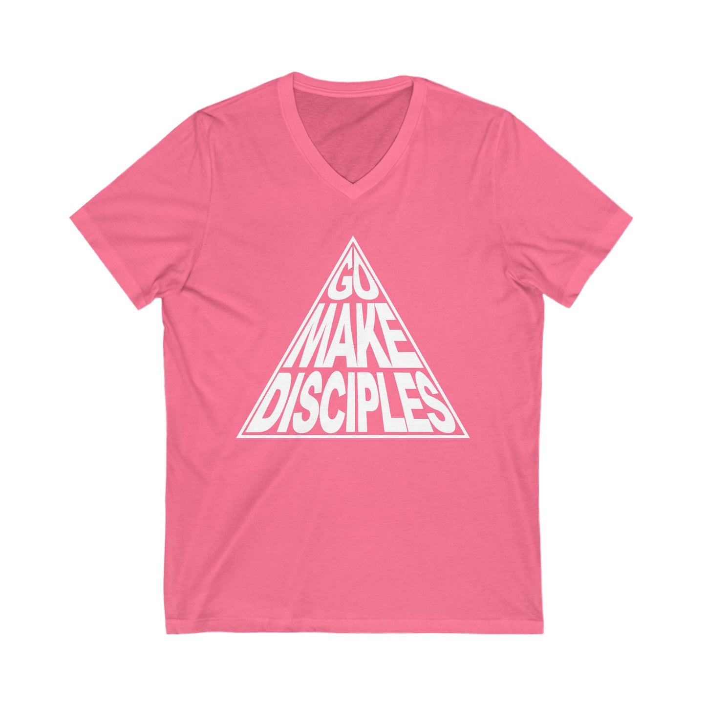 Go Make Disciples T-Shirt - White Text - Adult