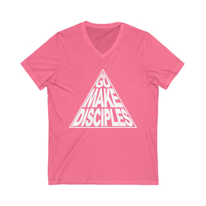 Go Make Disciples T-Shirt - White Text - Adult