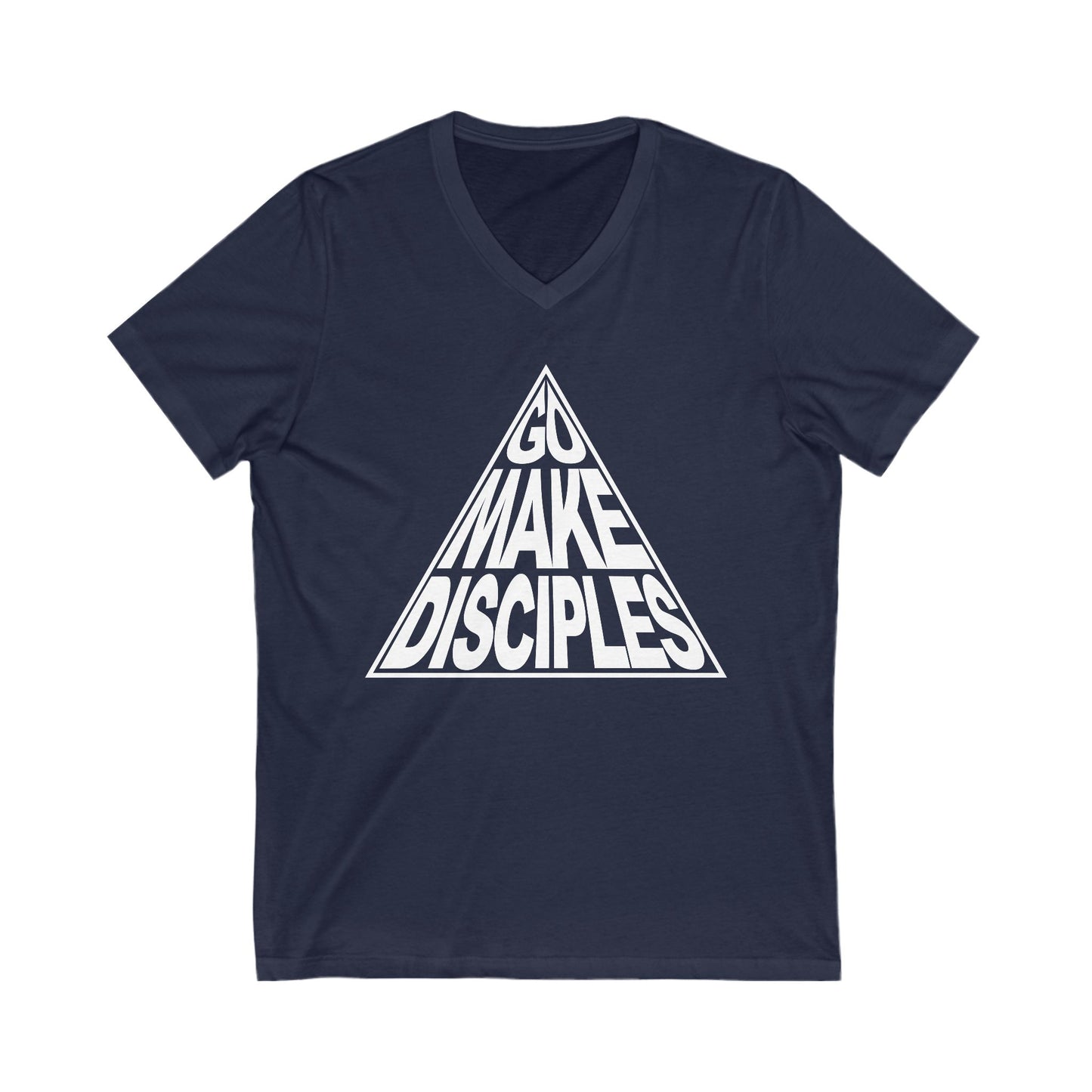 Go Make Disciples T-Shirt - White Text - Adult