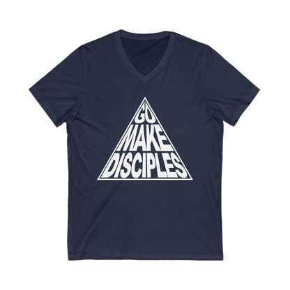 Go Make Disciples T-Shirt - White Text - Adult