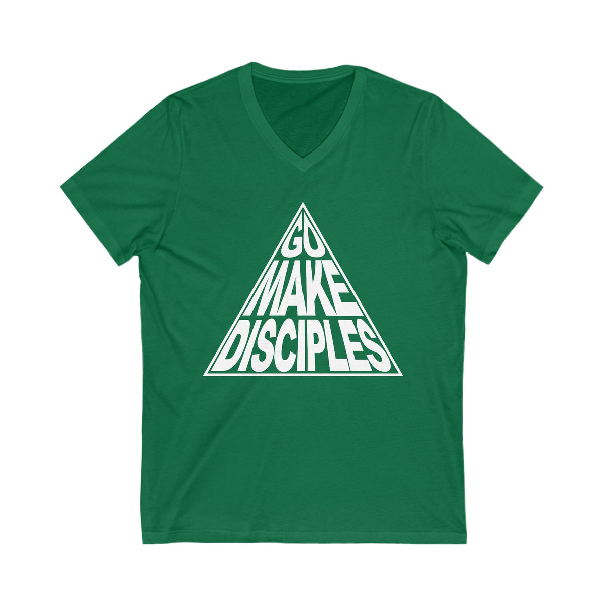 Go Make Disciples T-Shirt - White Text - Adult