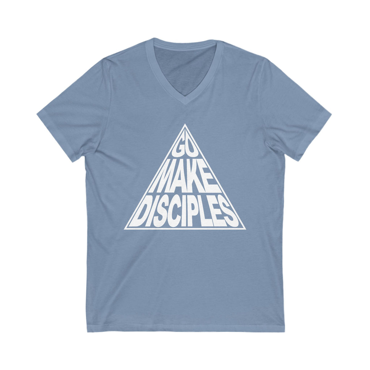 Go Make Disciples T-Shirt - White Text - Adult