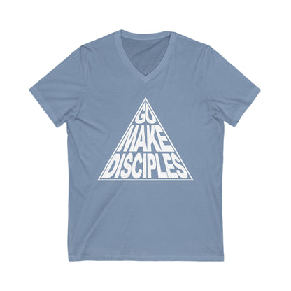 Go Make Disciples T-Shirt - White Text - Adult
