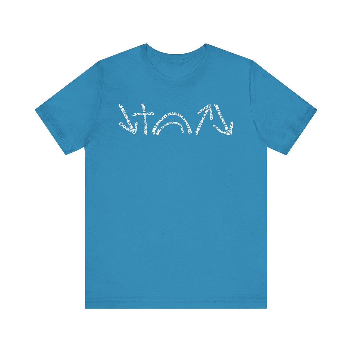 Gospel Symbols T-Shirt - White Text - Adult