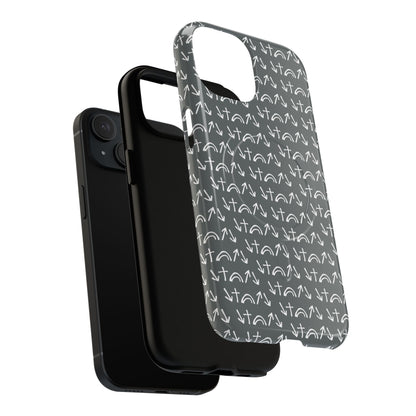 Gospel Symbols iPhone Case - Grey - New iPhone 17 Cases Available!!!