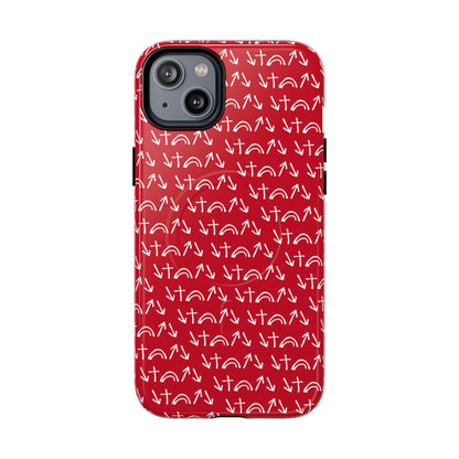 Gospel Symbols iPhone Case - Red - New iPhone 17 Cases Available!!!