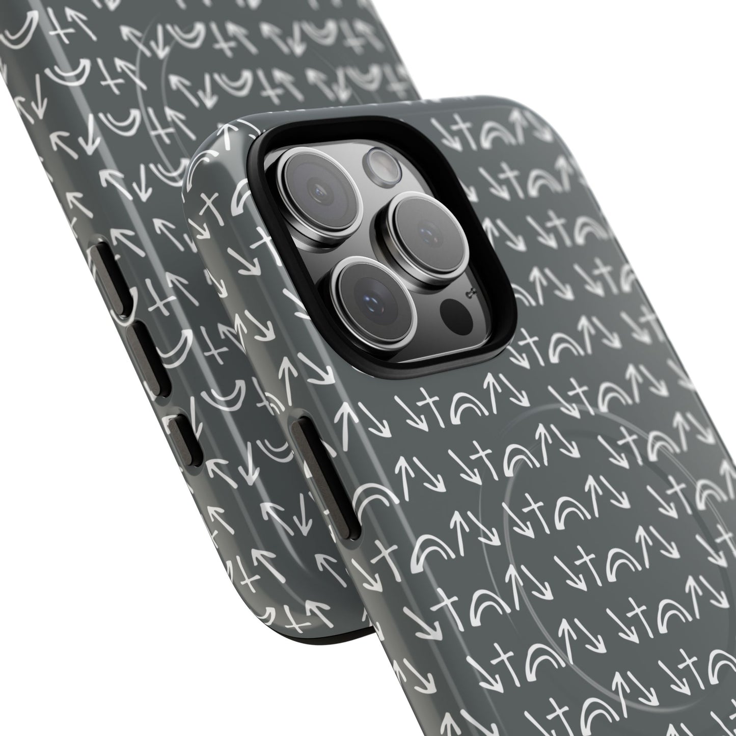 Gospel Symbols iPhone Case - Grey - New iPhone 17 Cases Available!!!