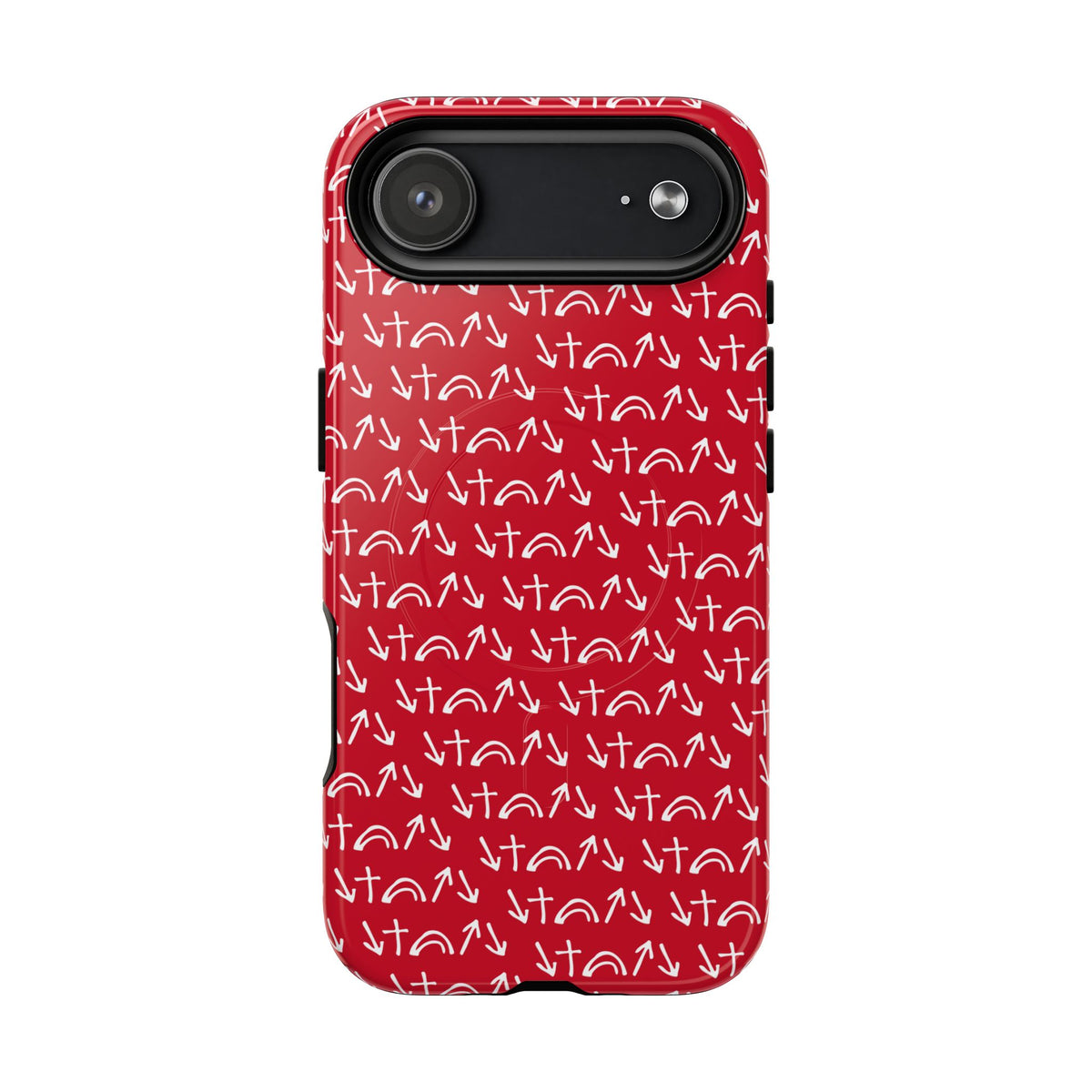 Gospel Symbols iPhone Case - Red - New iPhone 17 Cases Available!!!