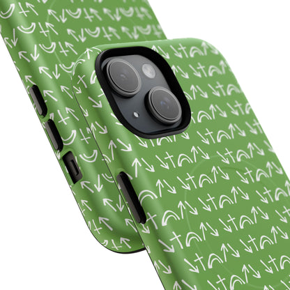 Gospel Symbols iPhone Case - Green - New iPhone 17 Cases Available!!!
