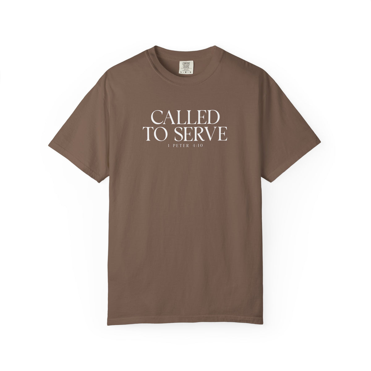 Called to Serve T-Shirt - White Text - Adult