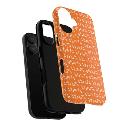 Gospel Symbols iPhone Case - Orange - New iPhone 17 Cases Available!!!