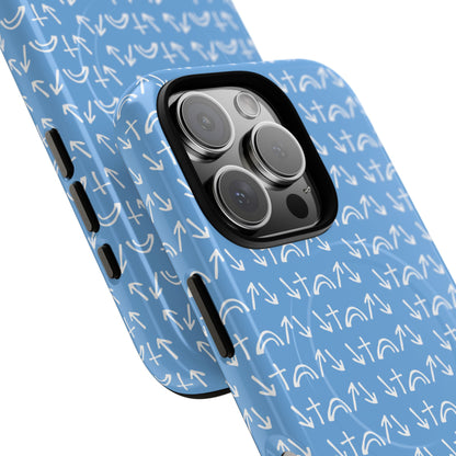 Gospel Symbols iPhone Case - Light Blue - New iPhone 17 Cases Available!!!
